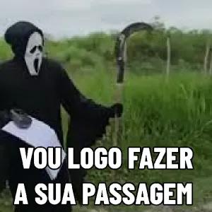 Vou logo fazer a sua passagem - getsticker.com