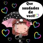 Que saudades de você!