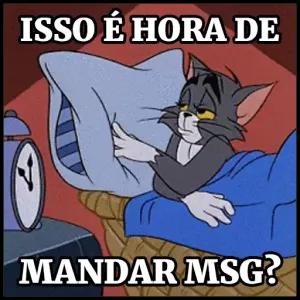 ISSO É HORA DE MANDAR MSG? - getsticker.com