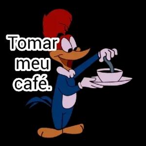 Tomar meu café. - getsticker.com