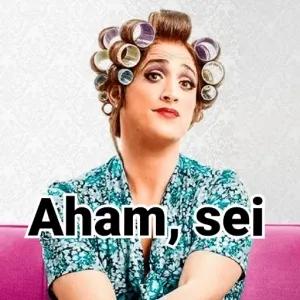Aham, sei - getsticker.com