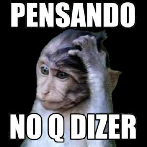 PENSANDO NO Q DIZER - getsticker.com