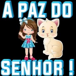 A PAZ DO SENHOR! - getsticker.com