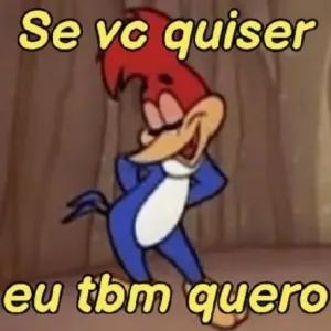 Se vc quiser eu tbm quero - getsticker.com