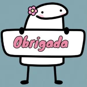 Obrigada - getsticker.com