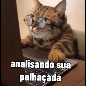 analisando sua palhaçada - getsticker.com