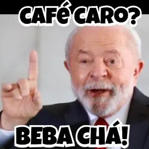 CAFÉ CARO? BEBA CHÁ! - getsticker.com