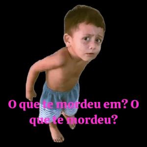 O que te mordeu em? O que te mordeu? - getsticker.com