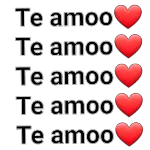 TE AMO MI AMOR.