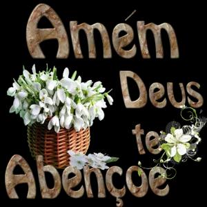Amem * Deus tes Abençoe  - getsticker.com