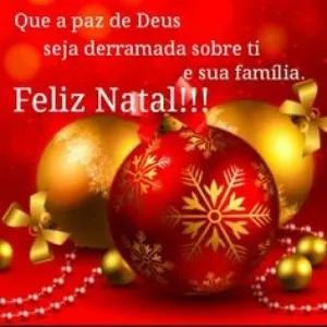 Que a paz de Deus seja derramada sobre ti e sua família. Feliz Natal!!! - getsticker.com