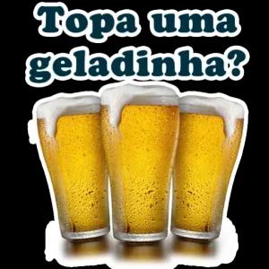 Topa uma geladinha? - getsticker.com