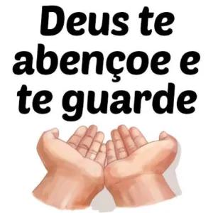 Deus te abençoe e te guarde - getsticker.com