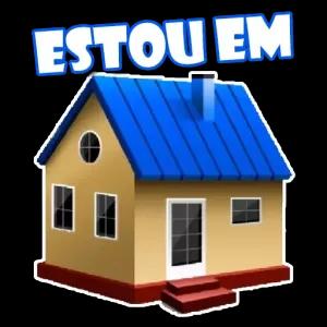 ESTOU EM  - getsticker.com