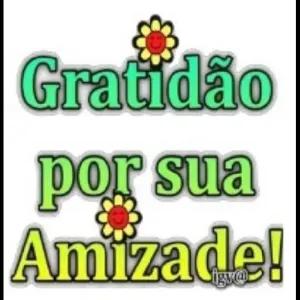 Gratidão por sua aAmizade! - getsticker.com