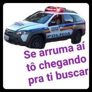 Se arruma aí tô chegando pra ti buscar - getsticker.com