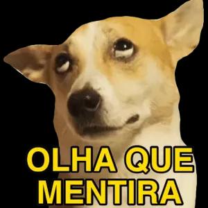 OLHA QUE MENTIRA  - getsticker.com