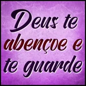 Deus te abençoe e te guarde - getsticker.com