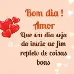Bom dia, amiga!