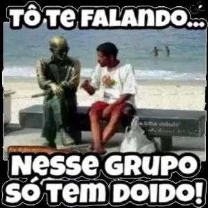 TÔTE FALANDO... +) Nesse GRUPO SO TEM DOIDO! - getsticker.com