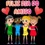 feliz dia do amigo