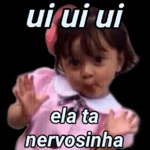 i ui ela ta nervosinha - getsticker.com