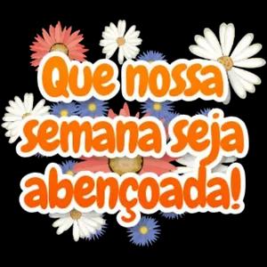 Que nossa semana seja abençoada!  - getsticker.com