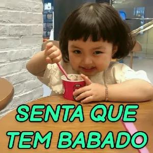 SENTA QUE TEM BABADO  - getsticker.com