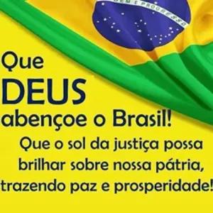 Que DEUS abençoe o Brasil! Que o sol da justiça possa brilhar sobre nossa pátria, trazendo paz e prosperidade! - getsticker.com