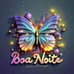 boa noite 3d texto 