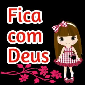 Fica com Deus *  - getsticker.com