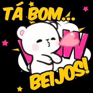OM. BEIJOS! - getsticker.com