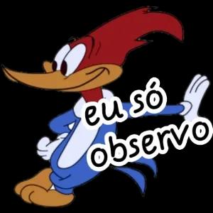 eu só observo - getsticker.com