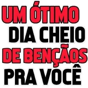 UM ÓTIMO DIA CHEIO DE BENÇÃOS PRA VOCÊ - getsticker.com