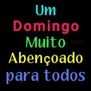 Um Domingo Muito es Abençoado para todos  - getsticker.com