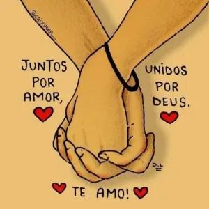 JUNTOS POR AMOR, UNIDOS POR DEUS. TE AMO! - getsticker.com