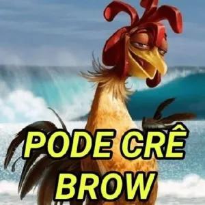 PODE CRÊ BROW - getsticker.com