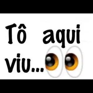 Tô aqui viu... - getsticker.com