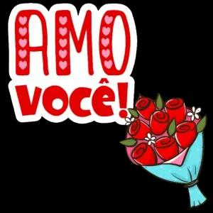 AMO você! - getsticker.com
