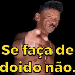 Se faça de doido não. - getsticker.com