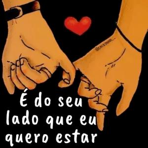 @CAIXINHA.. E do seu lado que eu quero estar - getsticker.com