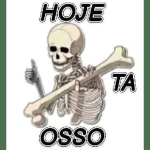 HOJE TA OSSO - getsticker.com