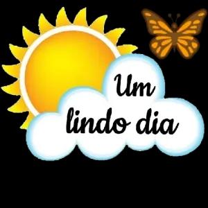 Um lindo dia Bom dia - getsticker.com