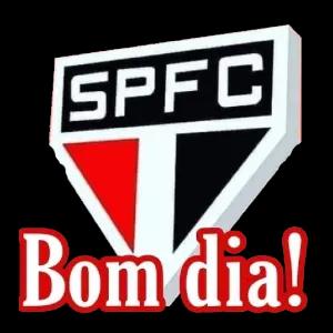 SPFC b Bom dia! - getsticker.com