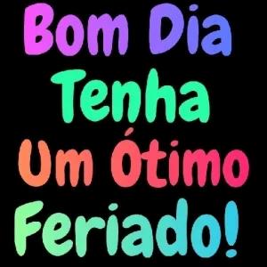 Bom Dia Tenha Um ótimo Feriado! - getsticker.com