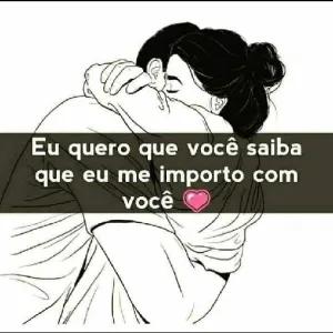Eu quero que você saiba que eu me importo com você - getsticker.com