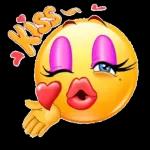 je t'envoie plein de bisous