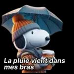 La pluie vient dans mes bras
