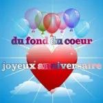 du fond du coeur
joyeux anniversaire