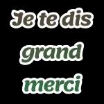 Je te dis grand merci